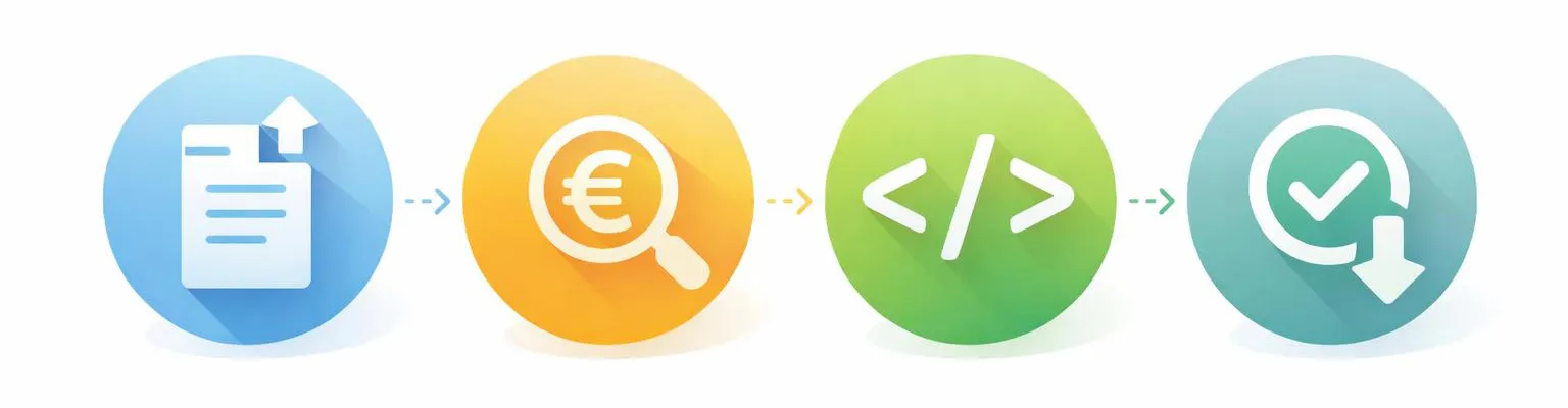 Der Jahresbericht-XML-Konvertierungsprozess in vier Schritten